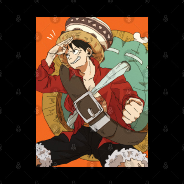 One Piece Monkey D Luffy Aesthetic Anime Fan Art - One Piece - Phone