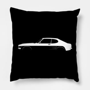 Ford Capri Mk I Silhouette Pillow