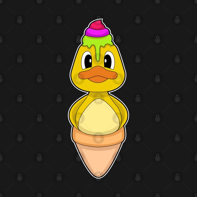 Duck Ice cream cone by Markus Schnabel