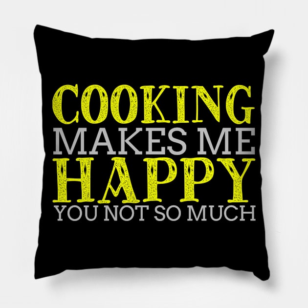 Coloring Makes Me Happy Cool Creative Typography Design Pillow by Stylomart