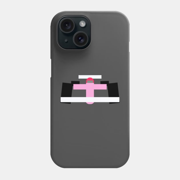 Formula racing driver - pink Mercedes Phone Case by bobdijkers