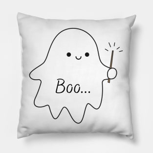 Cute Ghost Shirt, Halloween Tshirt Pillow