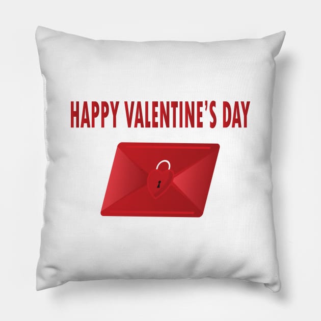 Valentines Letter Pillow by JevLavigne