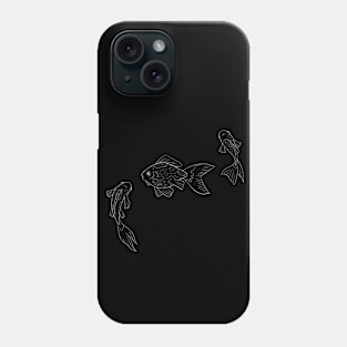 Goldfish (white) Phone Case