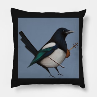 Musical Magpie Pillow