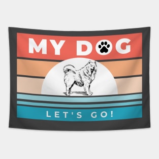 My Dog Let's Go! Gift Tapestry