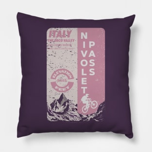 The Nivolet Pass Alps Italy Pillow