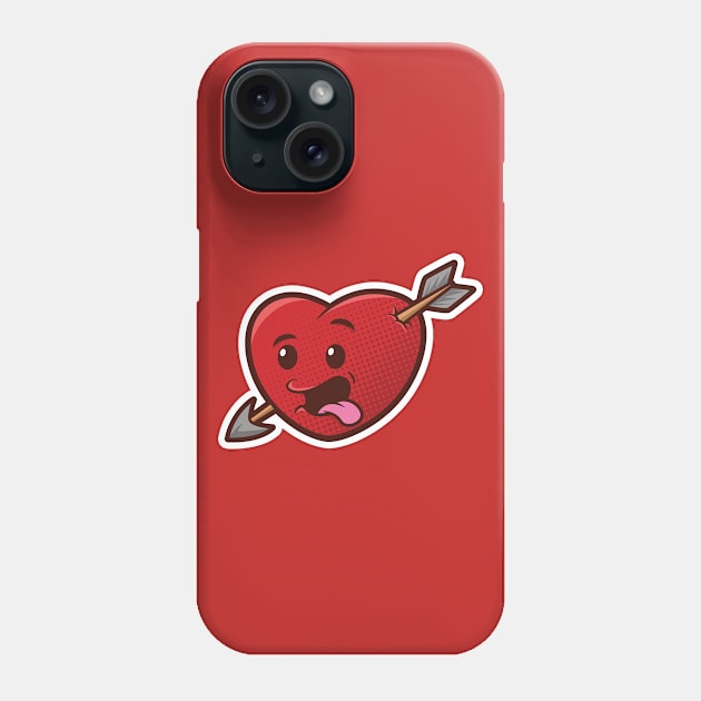 Valentines Heart Phone Case by janlangpoako