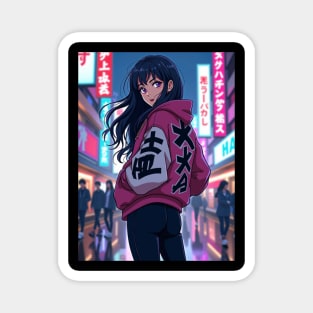 Dynamic Anime Vibes: A Journey of Color and Emotion Magnet