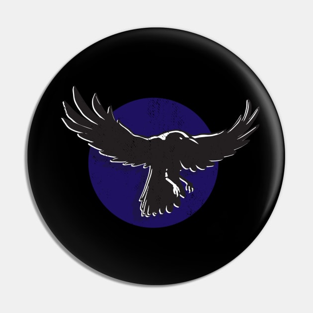 Raven Pin by stayfrostybro