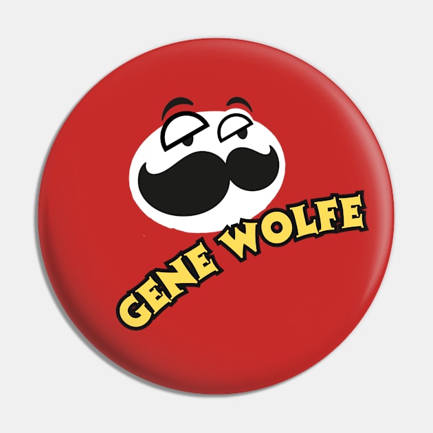 Gene Wolfe - Pringles Pin by Desert Owl Designs