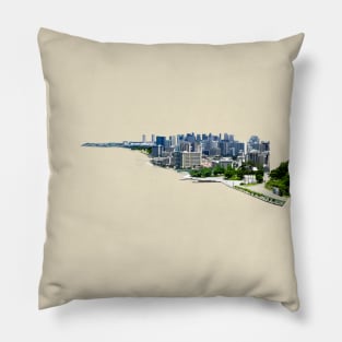 beijing city seaside city Pillow