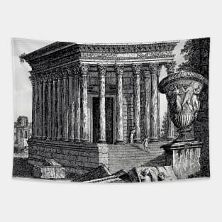 Gods Temple of Olympus in Rome Mythology Tapestry