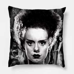 The Bride of Frankenstein "She's Alive!!!" Pillow