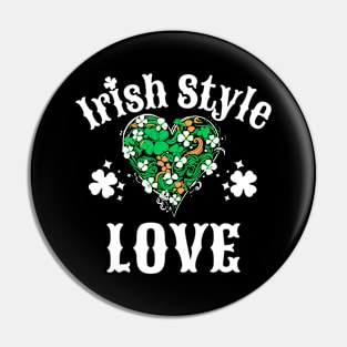 St Patrick's Day Design Ireland Irish Style Love Pin