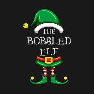 The Bobsled Elf Matching Family Christmas Pajama T-Shirt