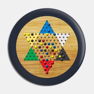 Chinese Checkers Board (new) Pin