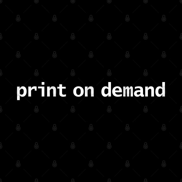 Print on Demand by ellenhenryart