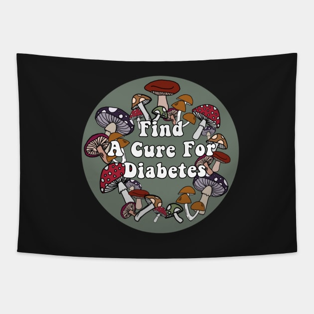 Find A Cure For Diabetes 2 Tapestry by CatGirl101