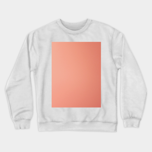 peach crewneck sweatshirt