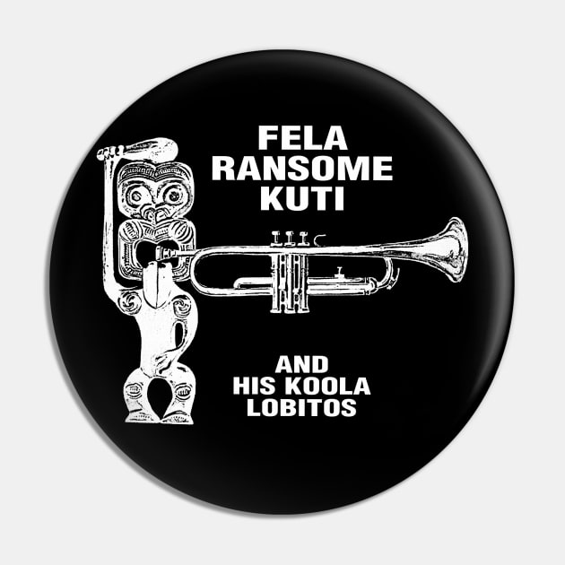 WHITE DECAL OF FELA RANSOME KUTI- AND HIS KOOLA LOBITOS Pin by The Jung Ones