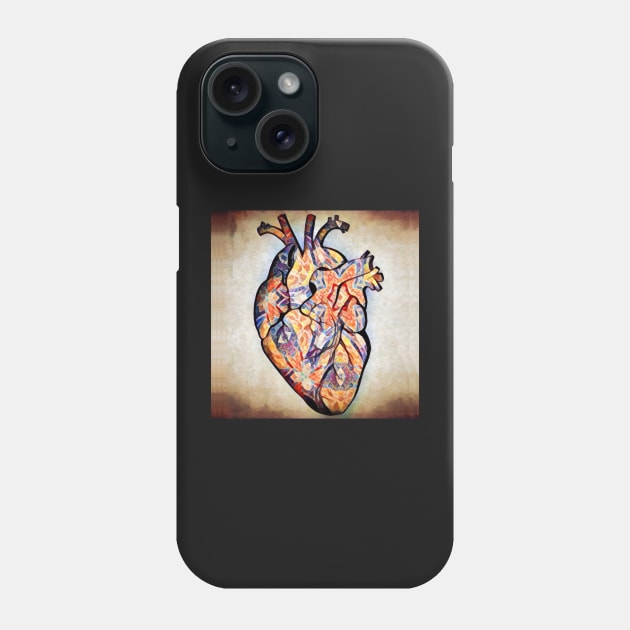 My Stained Glass Heart Isn't Broken Phone Case by exentric-wren