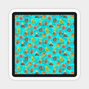 Tropical Friends Pattern Magnet