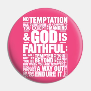 1 Corinthians 10:13 Pin