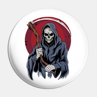 death with a scythe Pin