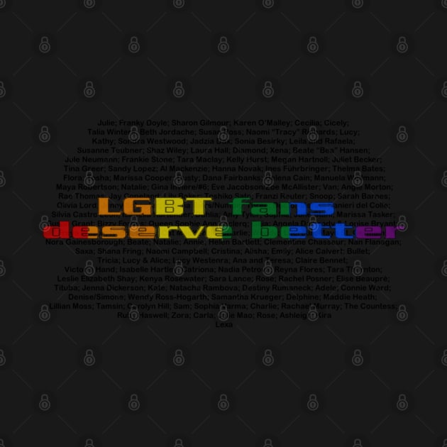 LGBT Fans Deserve Better || Names by ButterfliesT