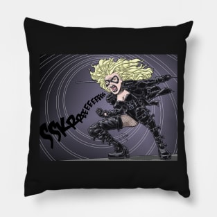 Black Canary Scream! Pillow