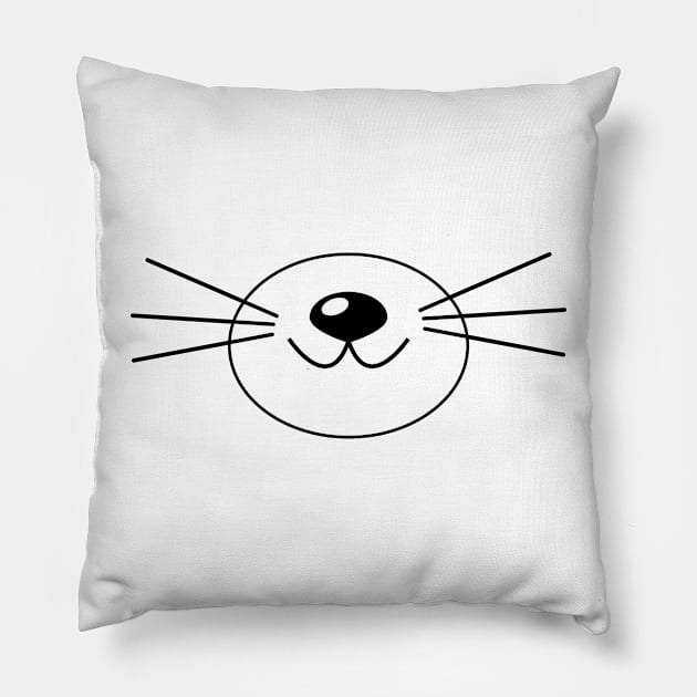 Mask cute animal Pillow by IDesign23