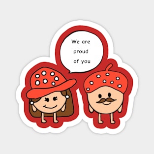 🍄 MRS. AND MR. MUSHROOM 🍄 Magnet