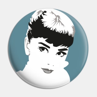 Audrey Hepburn Pin