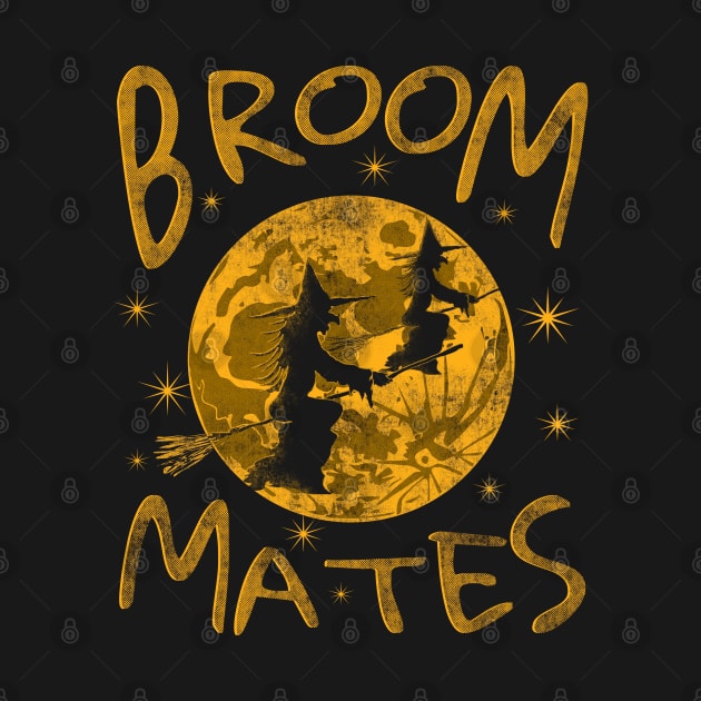 Broom Mates | Witches on Broomsticks by dkdesigns27