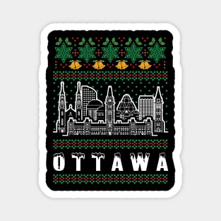 Ottawa Canada Ugly Christmas Magnet