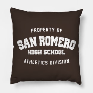 San Romero High School (worn look) Pillow