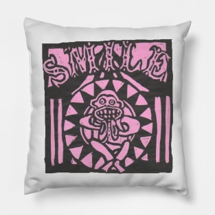 Pink Cheeky Monkey Smile Pillow