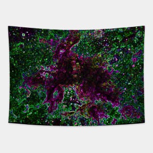 Black Panther Art - Glowing Edges 244 Tapestry