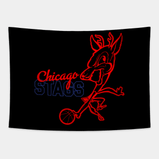 Chicago Stags Basketball Team Tapestry