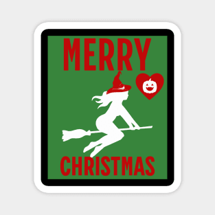 Christmas witch Magnet