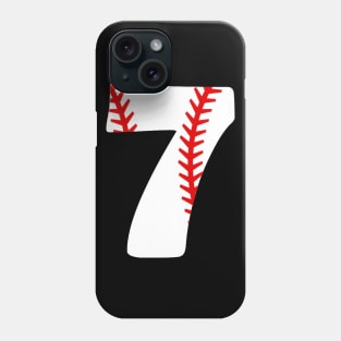 Seventh Birthday 7th BASEBALL Phone Case