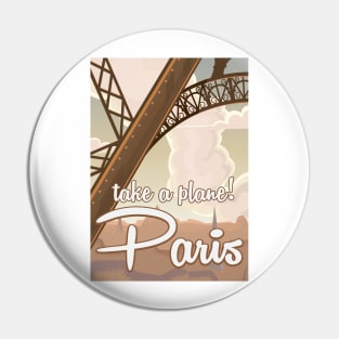 Take a Plane Paris Pin