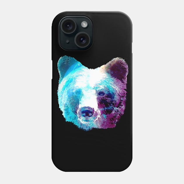 Space Bear Phone Case by DrPen