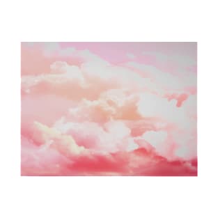 watercolor Pink sky background T-Shirt