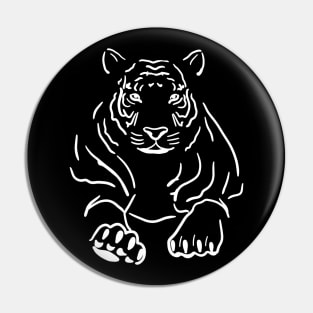 White Tiger Pin