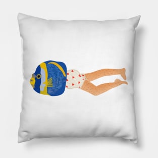 Reverse Mermaid Pillow