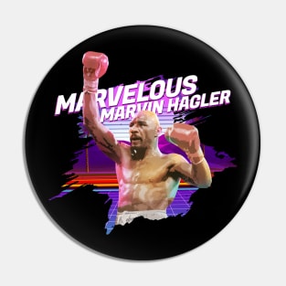 marvin hagler retrowave Pin