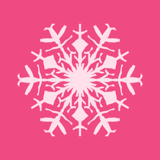 Pink Snowflake T-Shirt