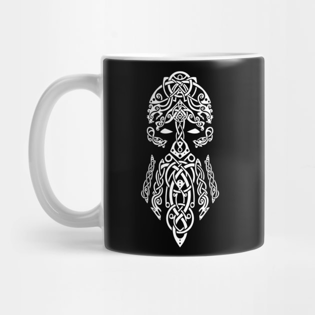 Tyr God of War Law and Justice Traditional Knotwork Art 